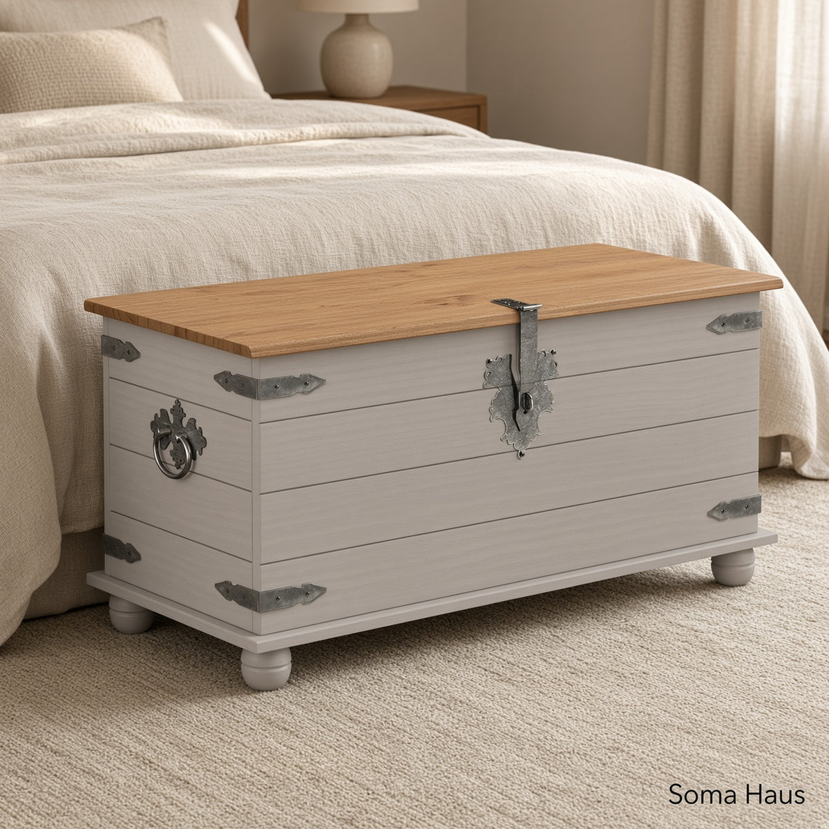 Soma Haus Blanket Box Grey
