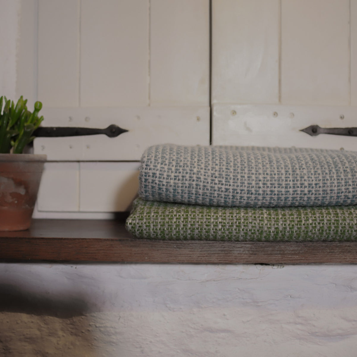 Soma Haus Teal Wool Blanket