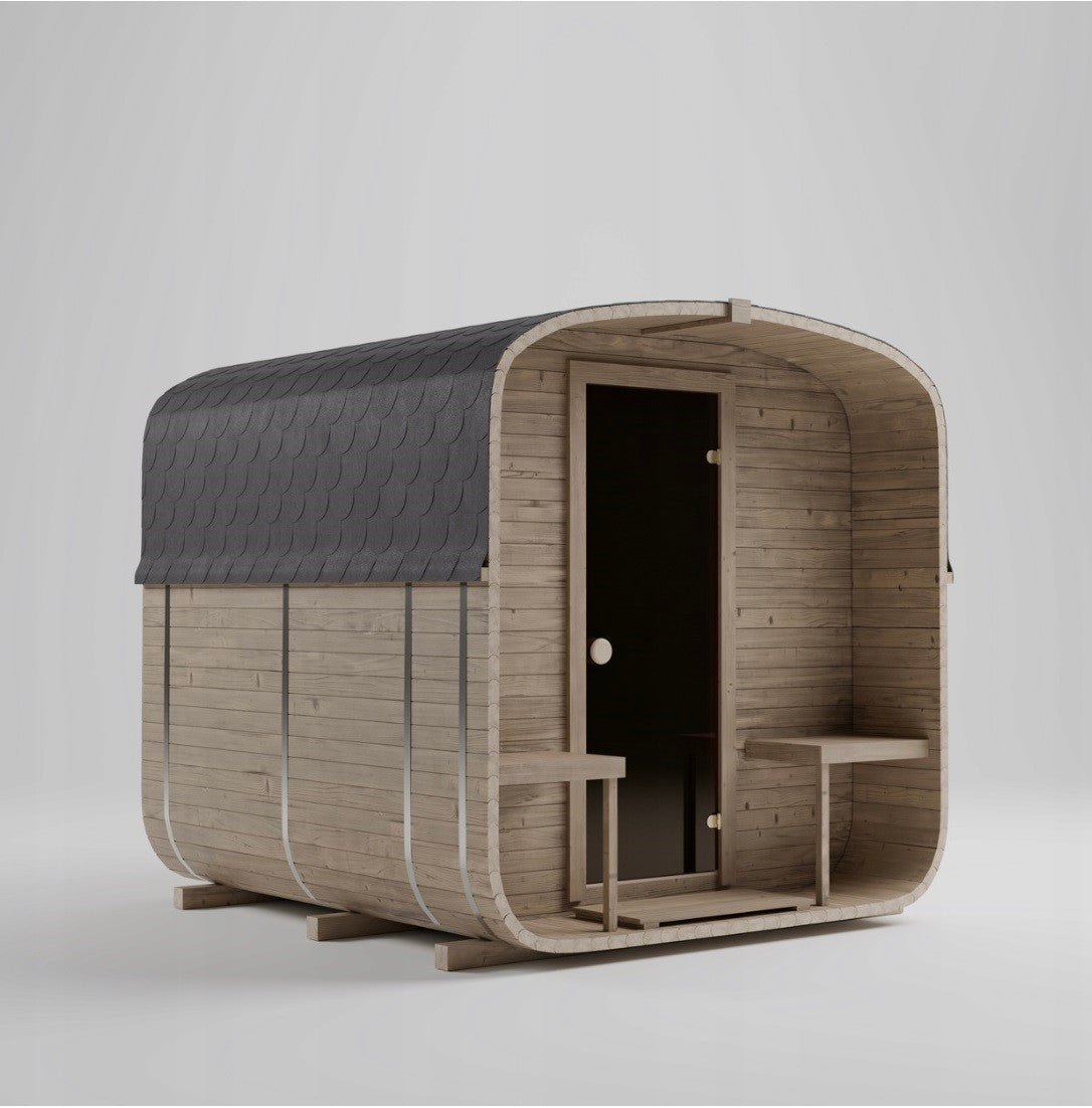 Soma Haus 2.4m Outdoor Barrel or Cube Sauna Flat Pack