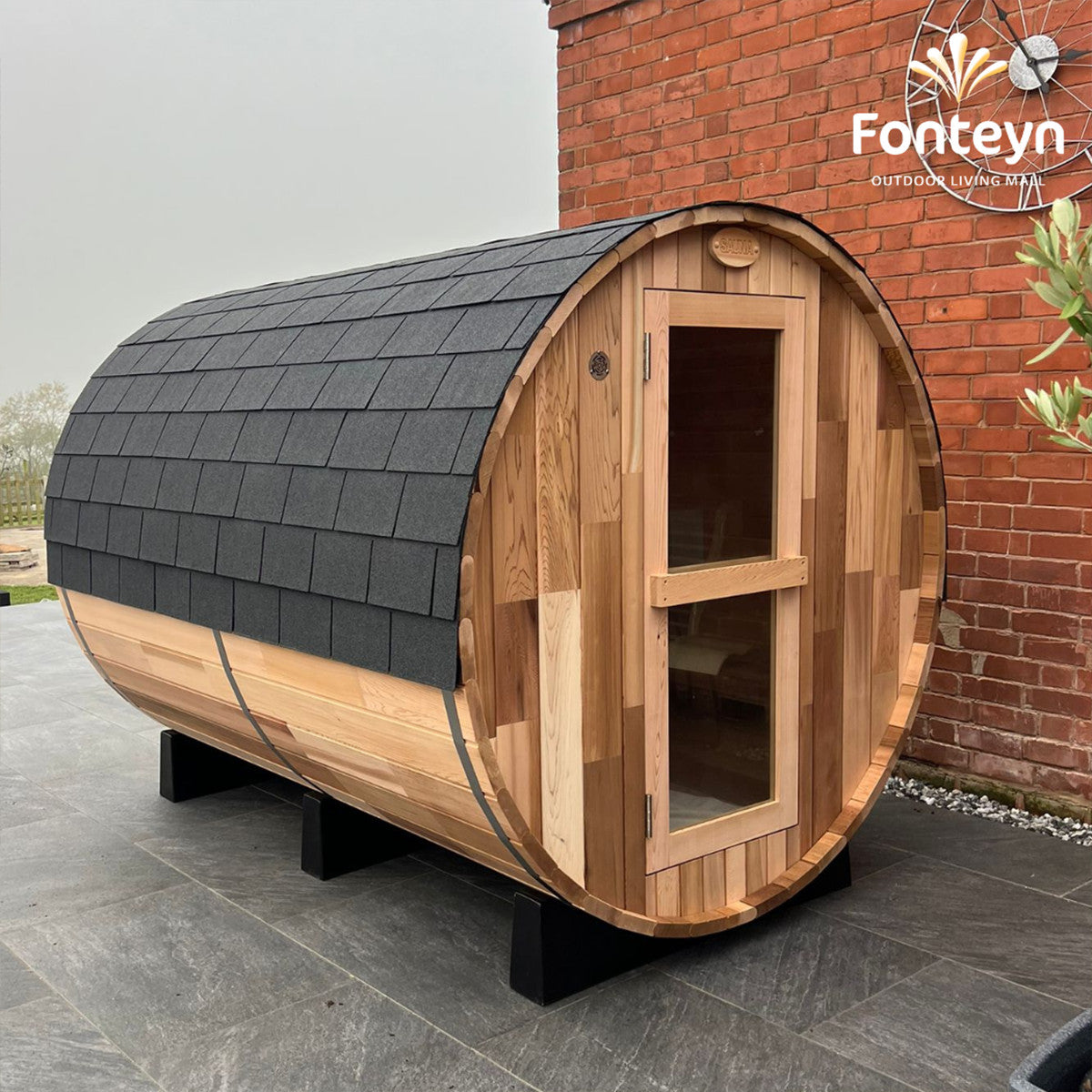 Soma Haus Fonteyn Rustic Barrel Sauna 8ft