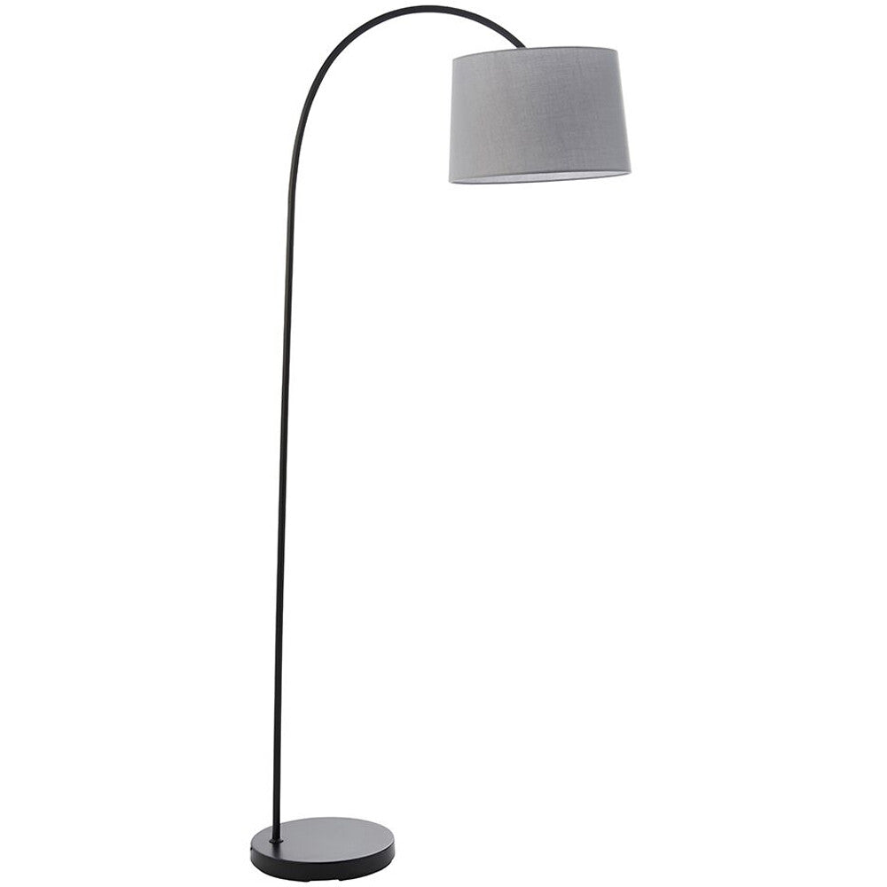Soma Haus Matt Black Arched Floor Lamp