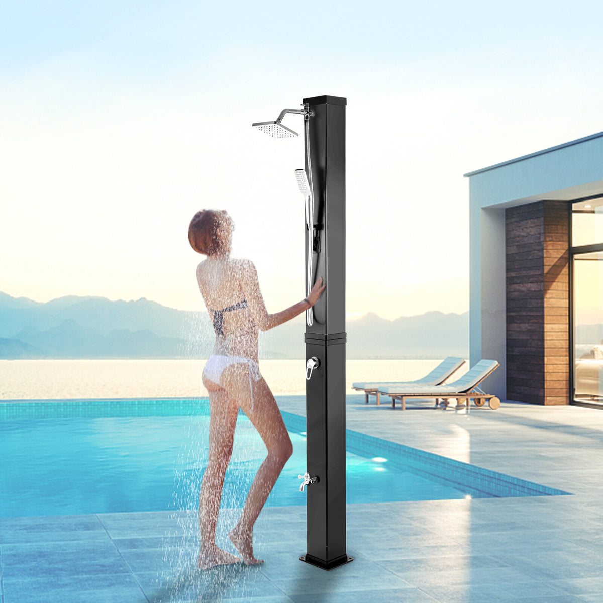 Soma Haus Freestanding Solar Outdoor Shower 40L