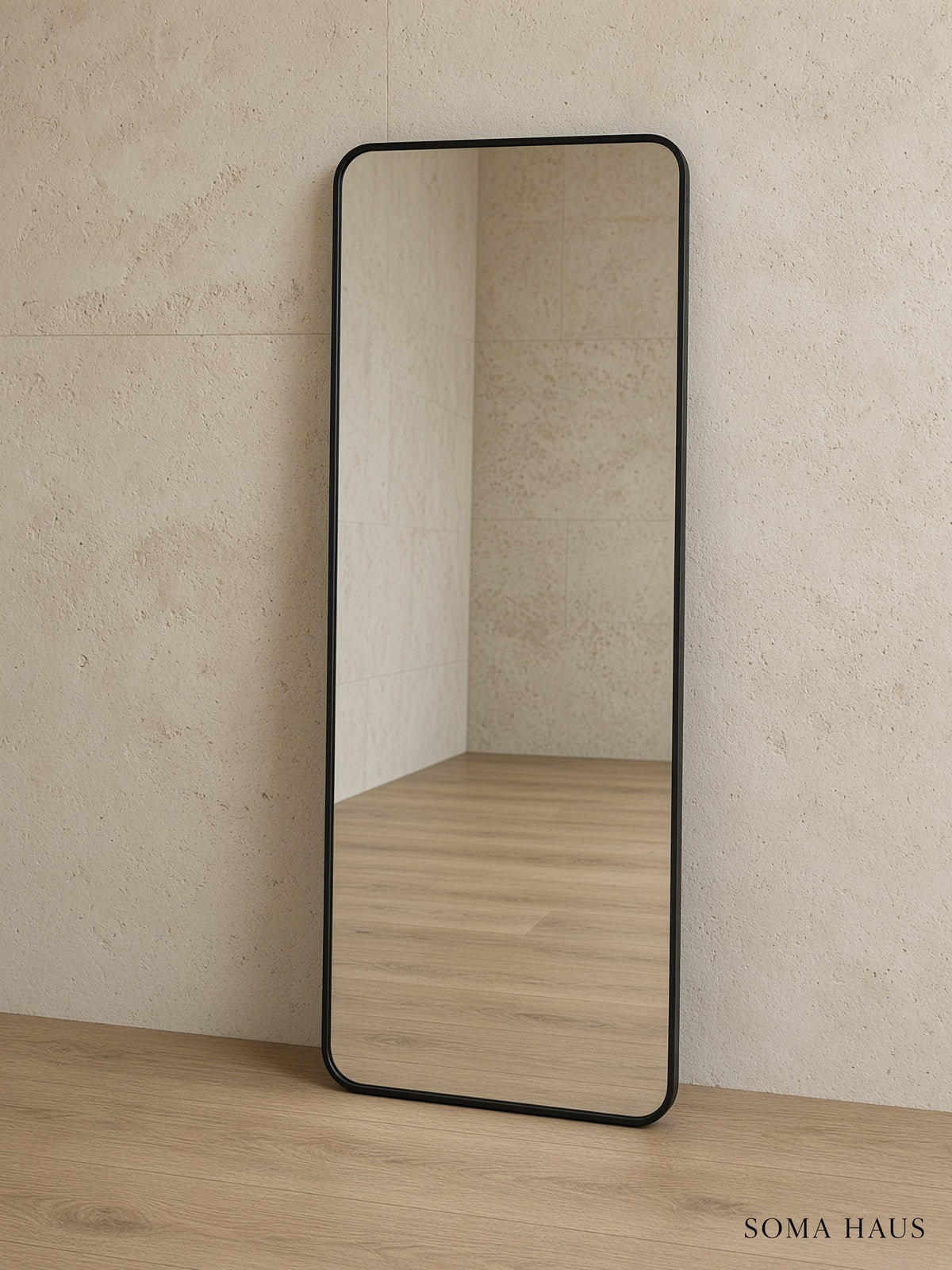 Soma Haus Oslo Slim Metal Frame Wall Mirror