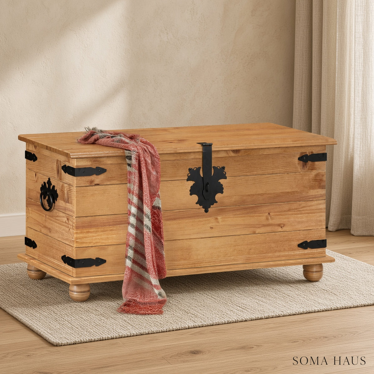 Soma Haus Blanket Box Natural