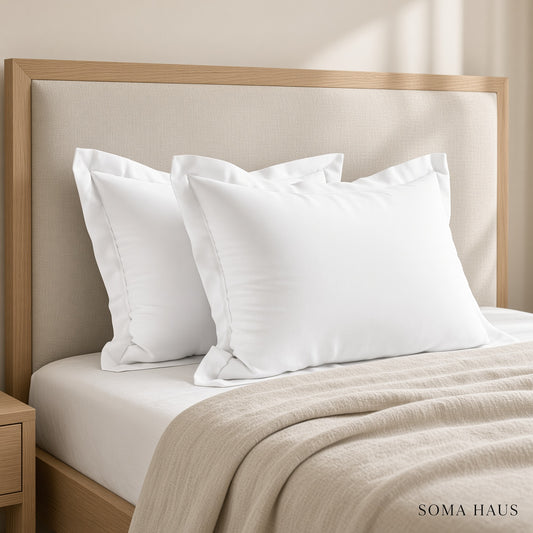 Soma Haus King Oxford Pillowcases 400TC