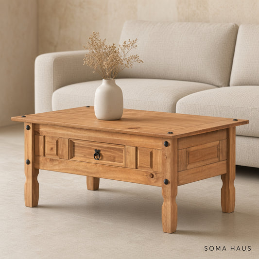Soma Haus Coffee Table Antique Wax