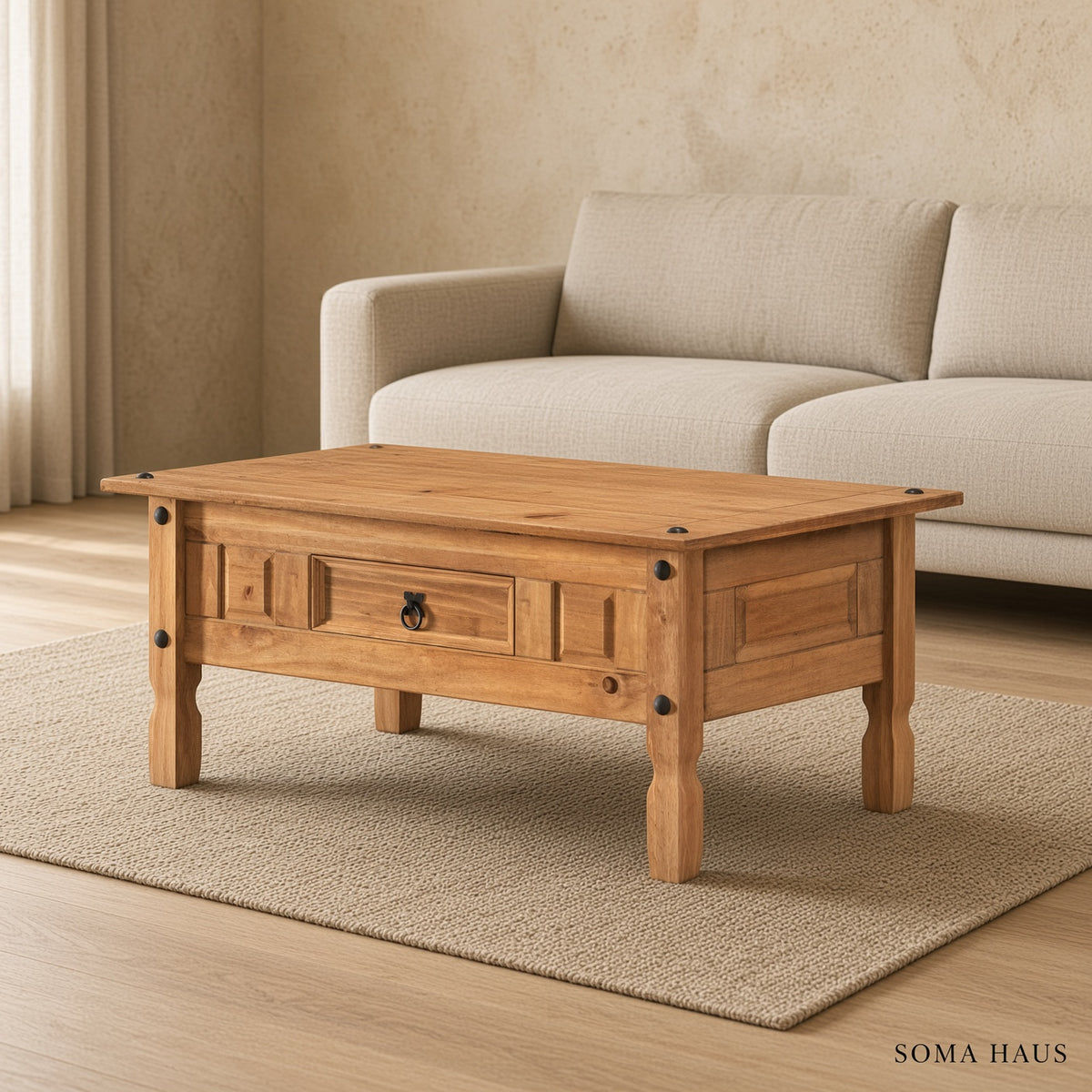 Soma Haus Coffee Table Antique Wax