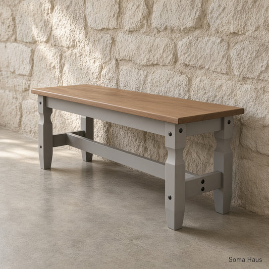 Soma Haus Bench Grey