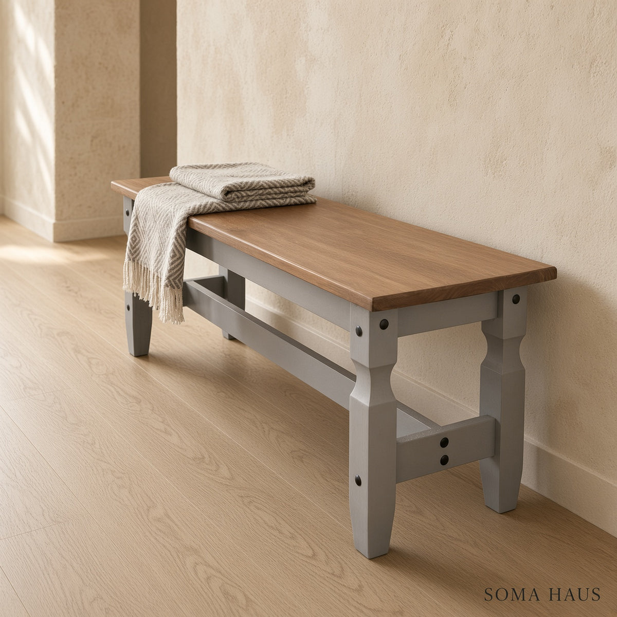 Soma Haus Bench Grey