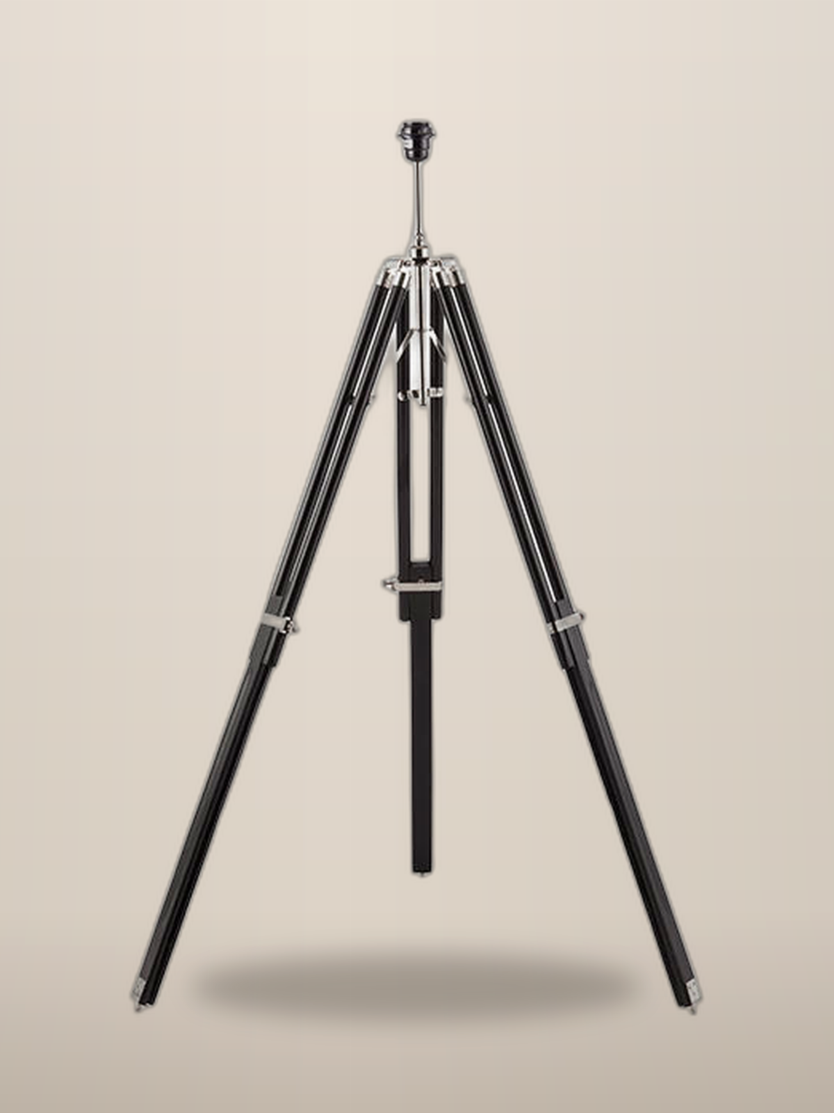 Soma Haus — Soma Haus Dark Wood Tripod Floor Lamp
