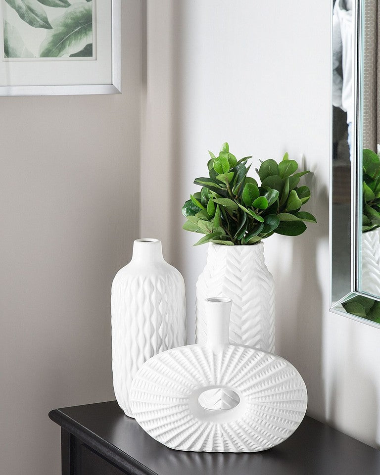 Soma Haus White Ceramic Vase