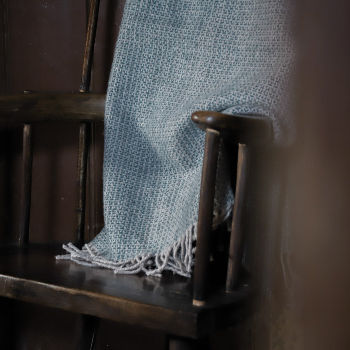 Soma Haus Teal Wool Blanket