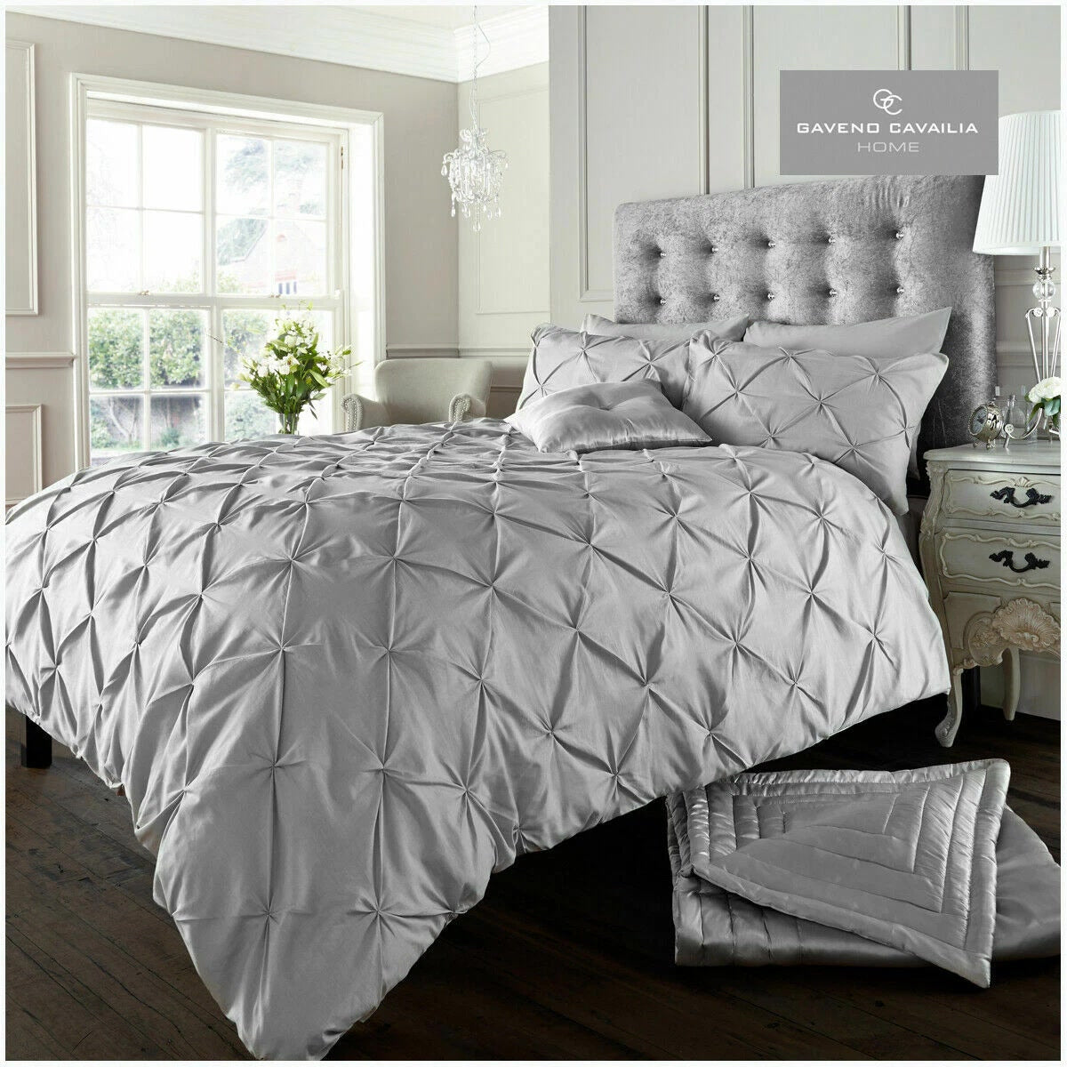 Soma Haus Pintuck Alford Duvet Cover Set