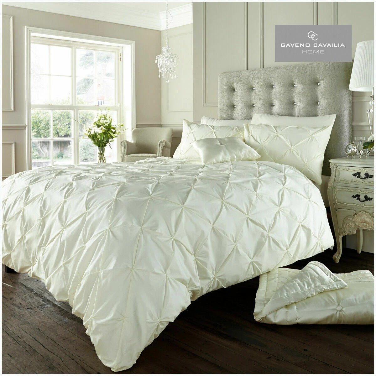 Soma Haus Pintuck Alford Duvet Cover Set
