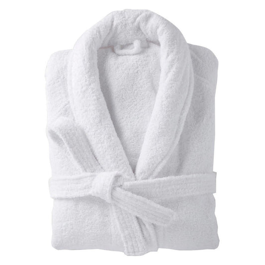 Soma Haus White Terry Shawl Bathrobe