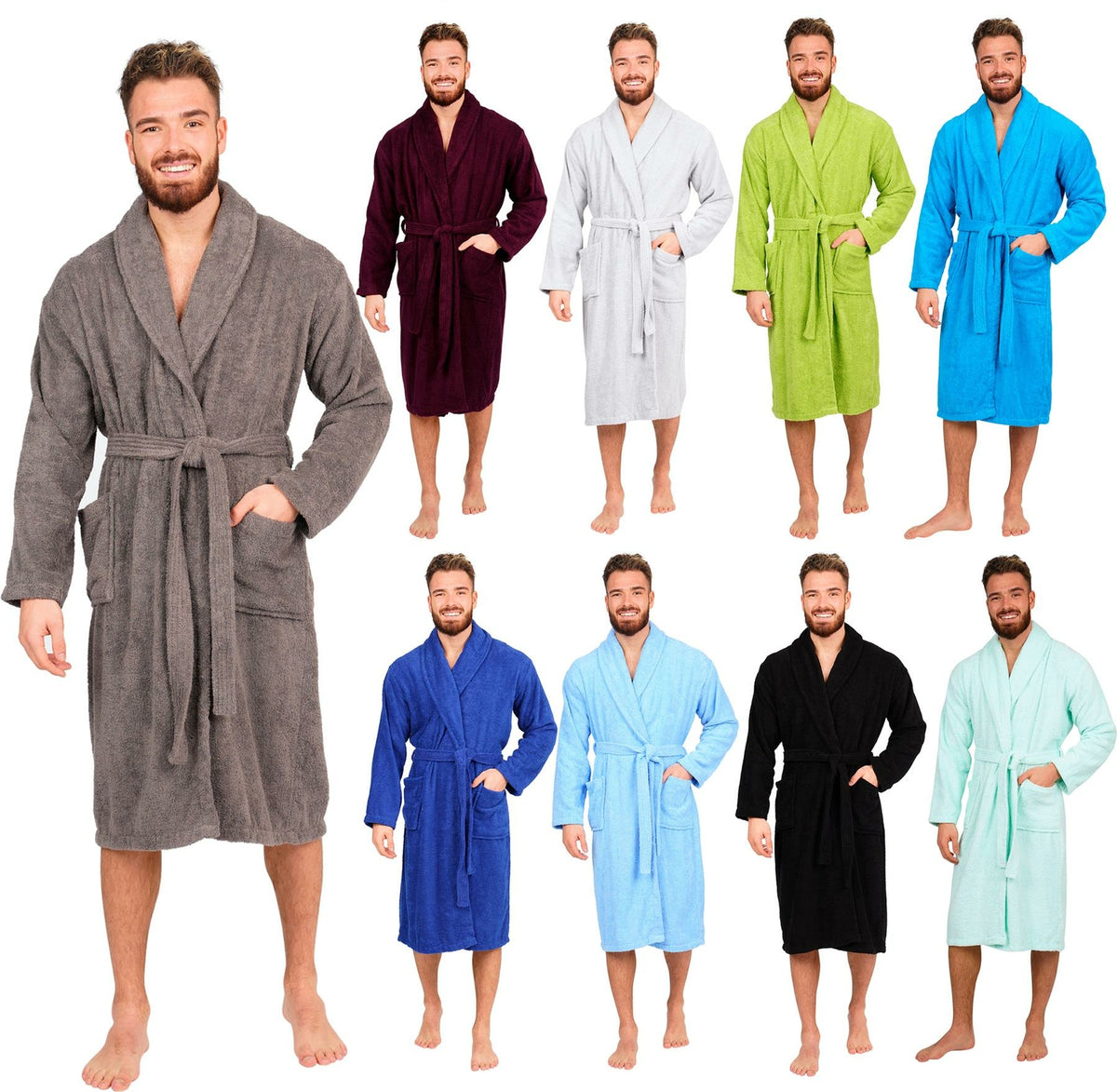 Soma Haus Mens Terry Shawl Bathrobe
