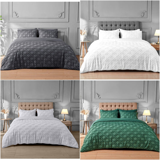 Soma Haus Edison Signature Embossed Duvet Set