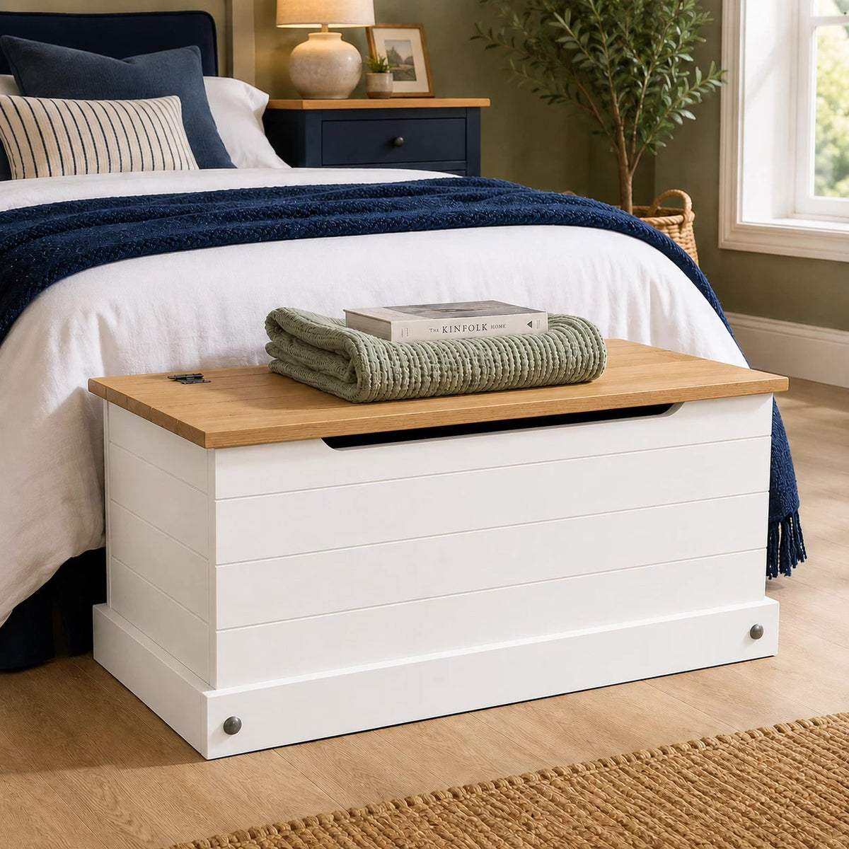 Soma Haus Blanket Box Whitewash