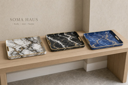 Soma Haus Marble-Effect Tray
