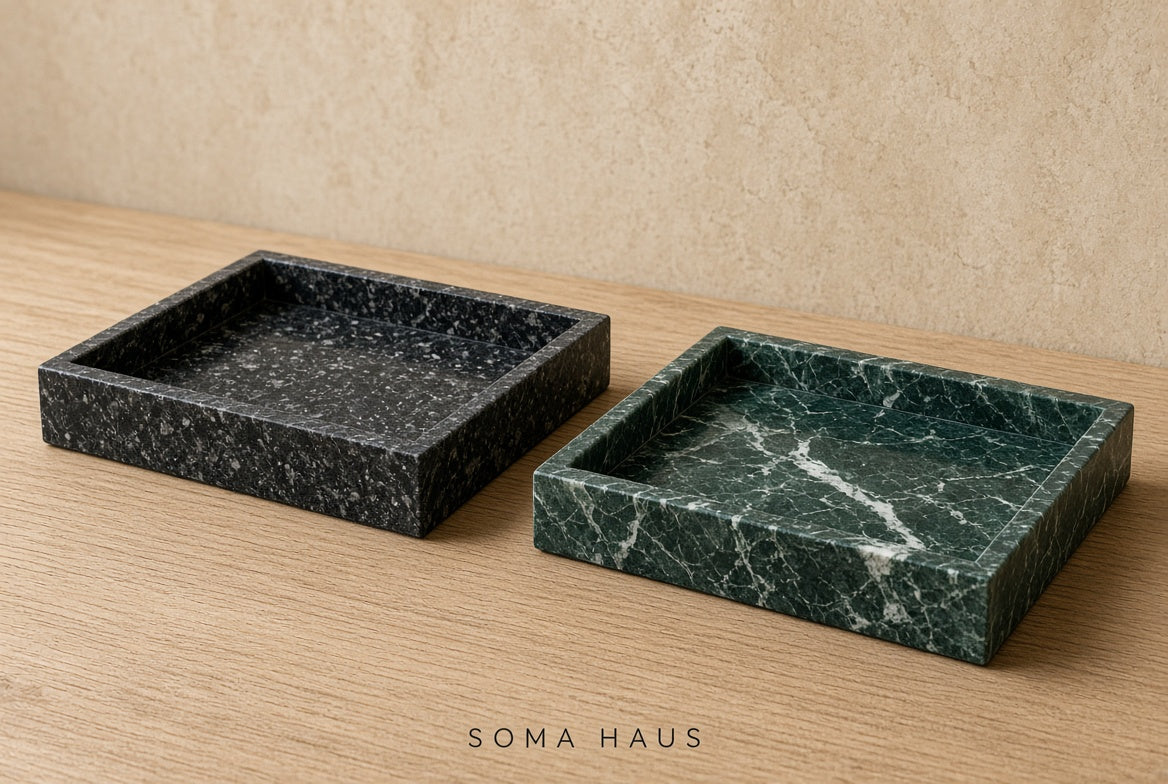 Soma Haus Marble Stone Vanity Tray